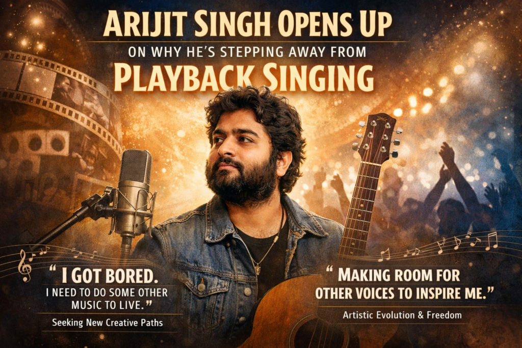 Arijit Singh Opens Up on Why He’s Stepping Away from Playback Singing by The Loyal STudios